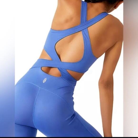 Free people Back it Up Onesie Pool Blue XS NWT - Picture 9 of 16